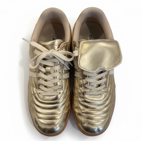 Steve Madden Shoes - Steve Madden Metallic Gold Sneakers